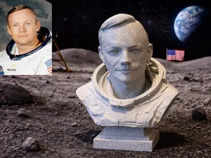 Neil Alden Armstrong — Bust