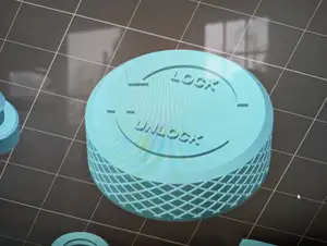 Lock Unlock Knob