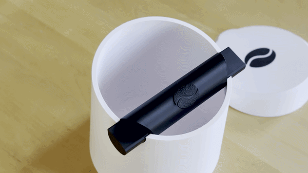 Espresso Knock Box – Countertop Coffee Grounds Bin
