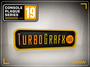 Console Logo Plaque - TurboGrafx-16