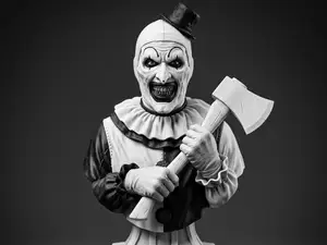 Art the clown bust from Terrifier horror