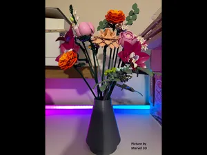 Iego Inspired Cone Shaped Vase 