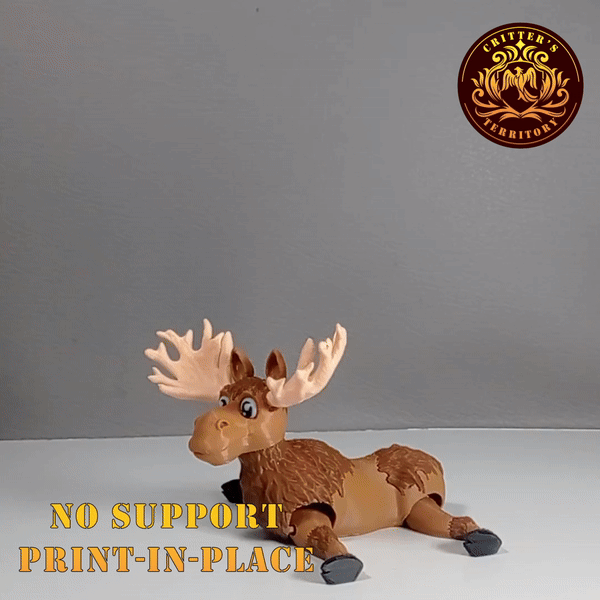 FLEXI MOOSE | PRINT IN PLACE | NO SUPPORT