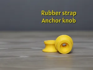 Rubber Strap Anchor Knob