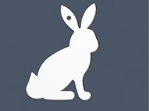 Small rabbit pendant