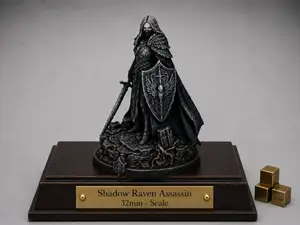 Female Shadow Raven Assassin Miniature