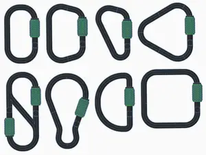 Screw-Lock Carabiner in different shapes