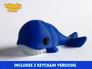 FLEXI PRINT-IN-PLACE CUTE WHALE - NO SUPPORTS