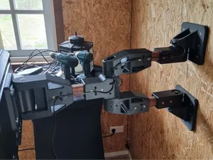 Adjustable 3D-Printed TV Arm Mount
