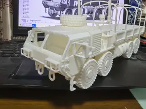 可动拼装|美军M978A2 HEMTT 8×8重型战术油罐卡车 3D打印模型
