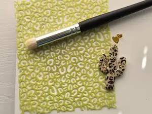 Cheetah or Leopard Stencil (great for clay)