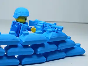 Sandbags (military) Minifigure Brick