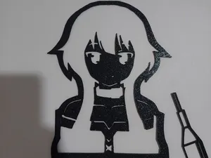 Konosuba Mugumin Stencil (160x196mm)
