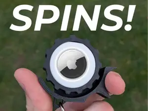 Airtag Keychain Fidget Spinner – Dual Function