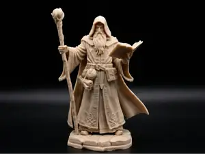 Human Wizard Miniature - 32mm