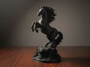Majestic Horse / Stallion: Dynamic Motion Statue