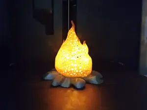 Fire tea light - voronoi