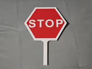 Handheld Traffic STOP sign (Control Paddles)