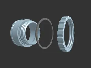 100mm Enclosure Vent Adapter Flange