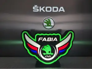 Škoda Fabia Club – Illuminated Logo (Light Box)