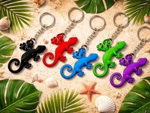 gecko keychain