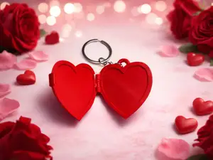 Heart Keychain with Photo
