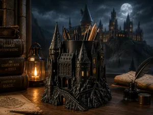 Pen Holder Inspired Hogwarts 