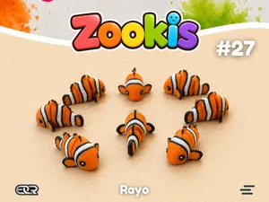 Zookis - Rayo (pez payaso) #27