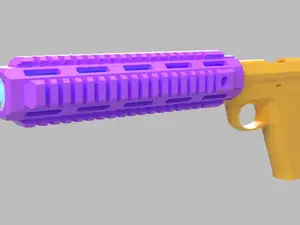 Picatinny rail Handguard for AAP-01