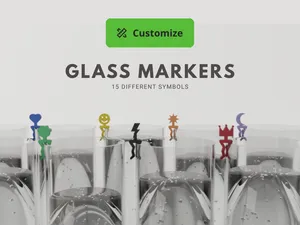 Drink Markers - Universal Glass Clip