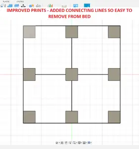 Perfect 1st layers Improved! Calibration prints to expand the original 3x3 bed squares