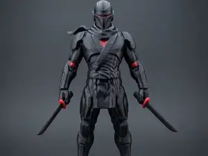 Cyborg Ninja - 180mm Multi-Part Figure