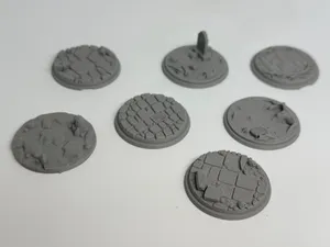 Dungeon & Graveyard Bases 25 y 32 mm Scale Set