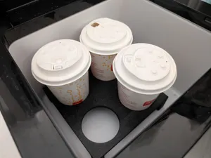 4 cup holder tray for center console car fridge