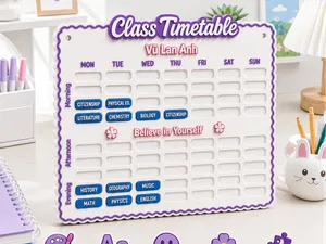 Customizable Modular Weekly Planner | Timetable