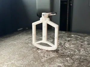 Spinning Pedal Keychain