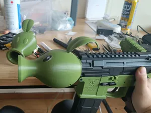 豌豆射手AR鱼骨 Peashooter AR handguard for airsoft aeg