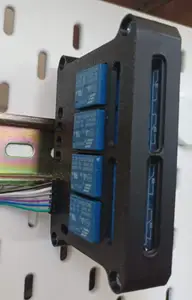 4-Channel Relay Module Case with DIN rail mount