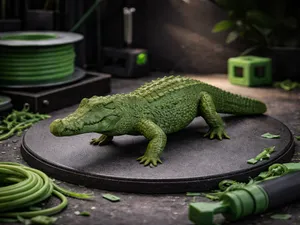 Realistisches Krokodil