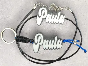Llavero/ collar nombre Paula