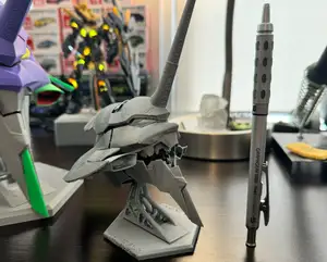 新世纪福音战士初号机小头像 Small EVA 01 on one plate