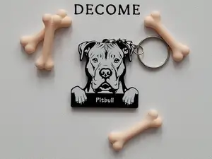 Pitbull keychain