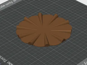 scallop plate maker wavy plate