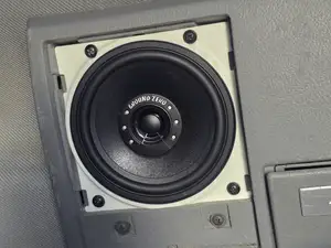 VW T4 Ground Zero Lautsprecher Adapter Hinten
