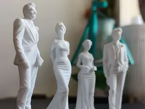 婚礼模型,新娘新郎
