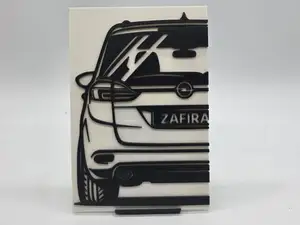 2D Wall Art Opel Zafira C Tourer