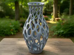 Voronoi Flow Vase – Modern Organic Decorative Vase
