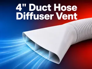 4" Duct Hose Diffuser Vent Attachment