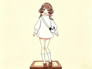 动漫少女双马尾