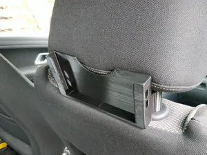 Headrest phone holder for Skoda Fabia 2